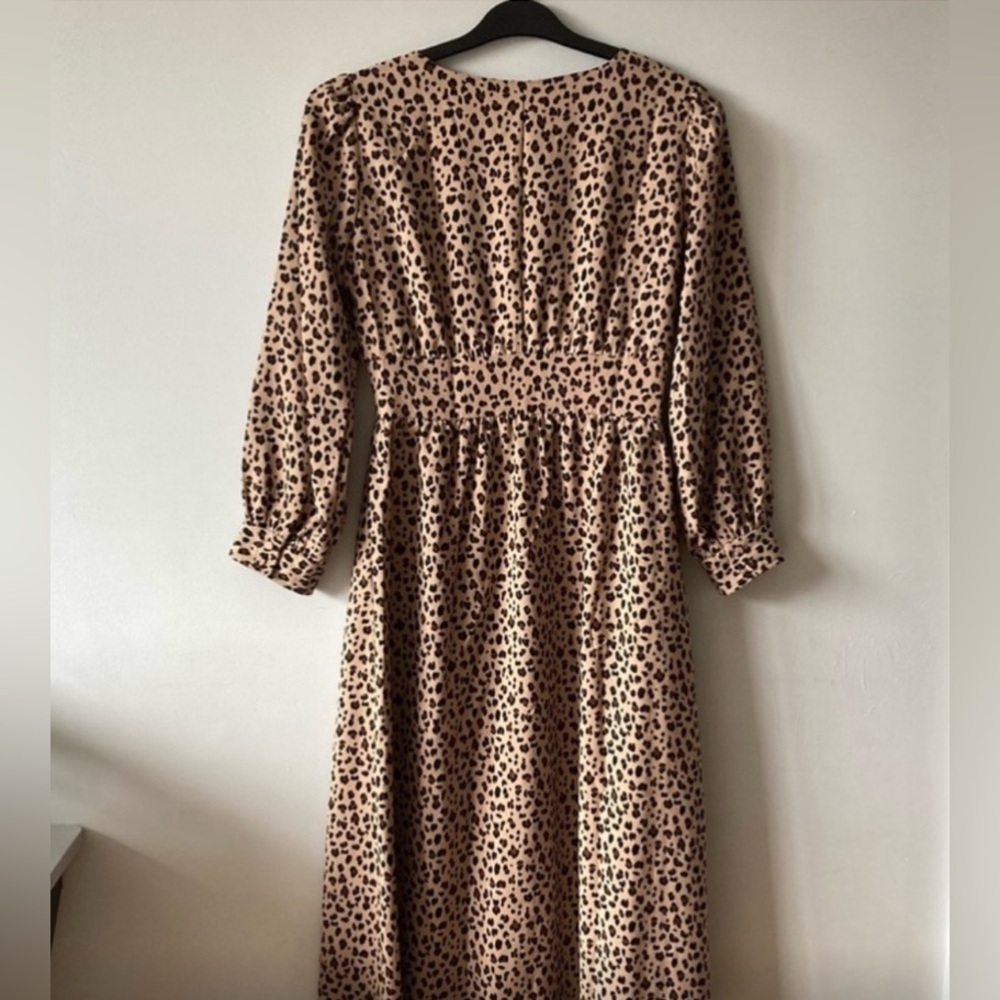 J. Crew Leopard Print Midi Dress - Picture 2 of 15